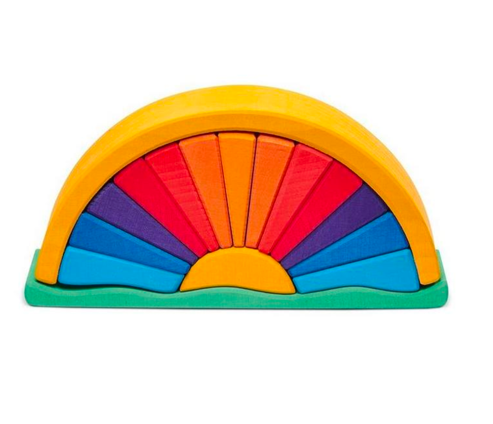 Orange Sunrays Building Blocks Citizen Kid