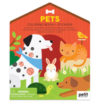 Pets Coloring Book with Stickers