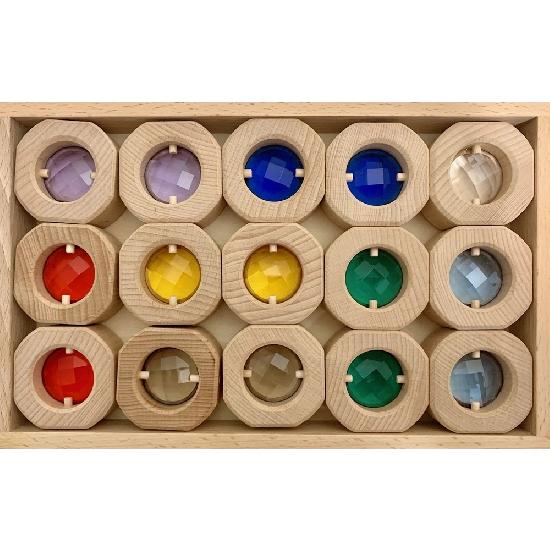 Rainbow Coins Window Set 15 pcs